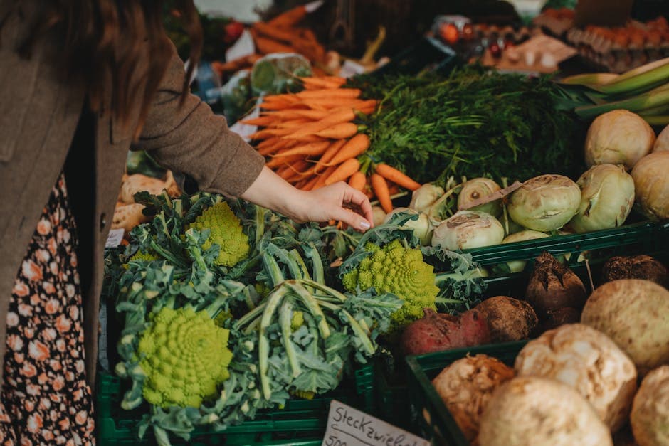 Покупка сезонных продуктов
