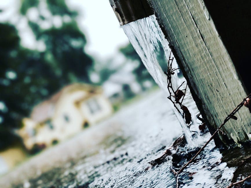 Создание грядки для сбора воды