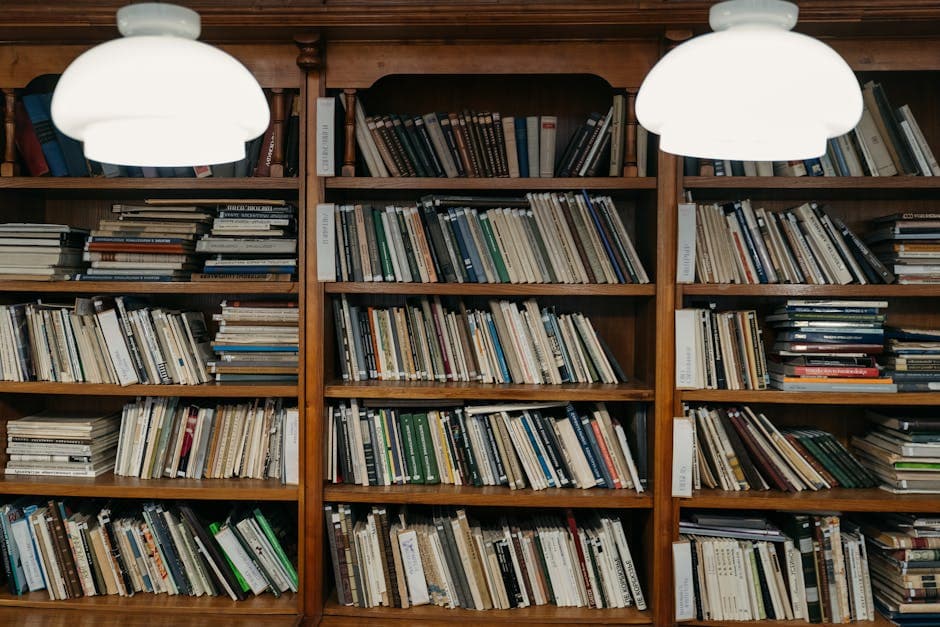 Организация книг на полках