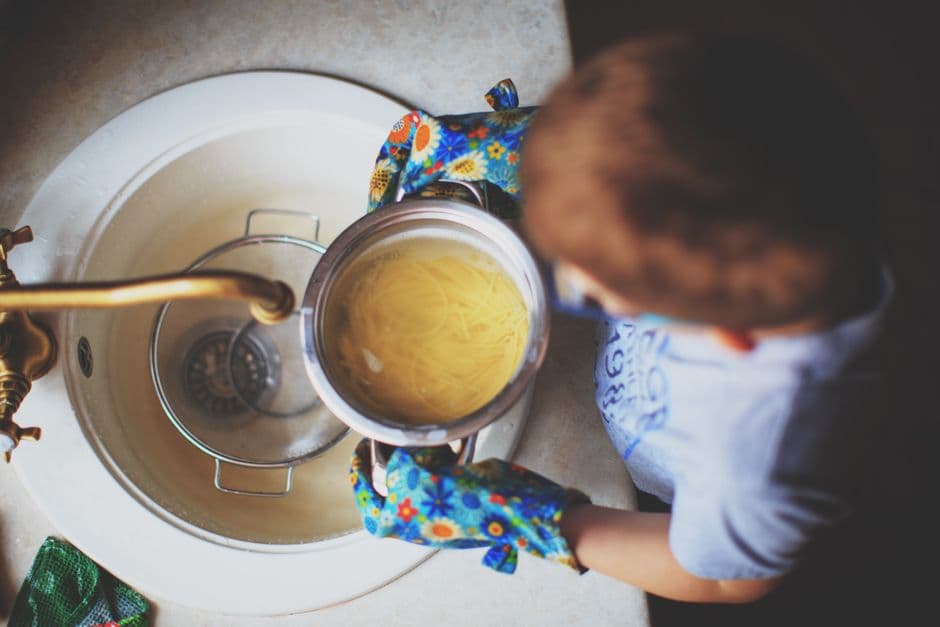 Pour Baking Soda