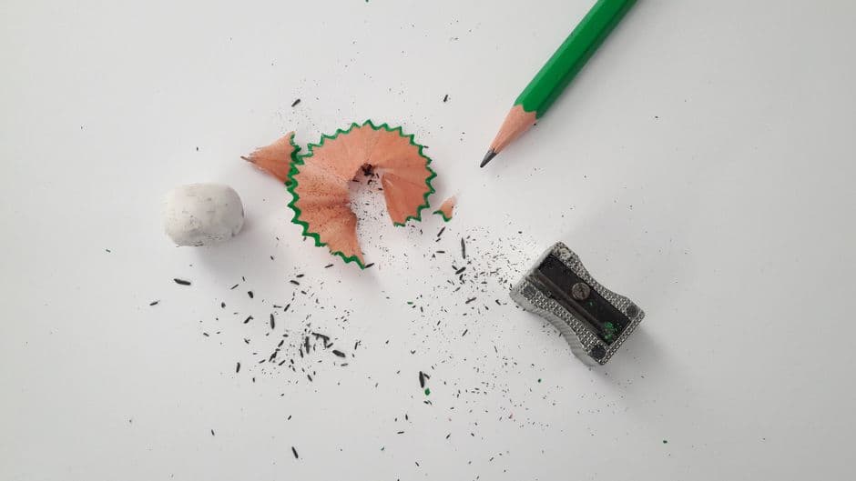 Grab an Eraser and Sharpener