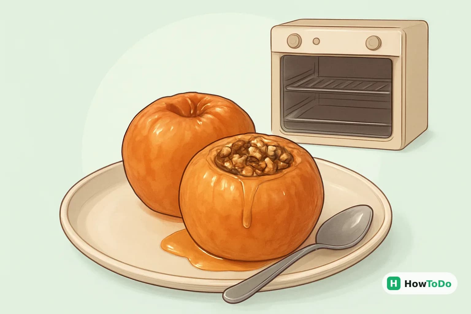 Как запекать яблоки